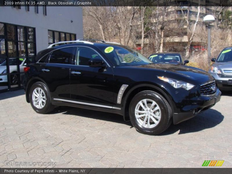 Black Obsidian / Graphite 2009 Infiniti FX 35 AWD