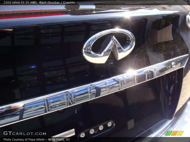 Black Obsidian / Graphite 2009 Infiniti FX 35 AWD