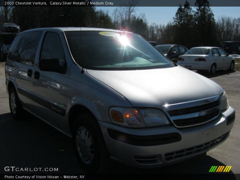 Galaxy Silver Metallic / Medium Gray 2003 Chevrolet Venture