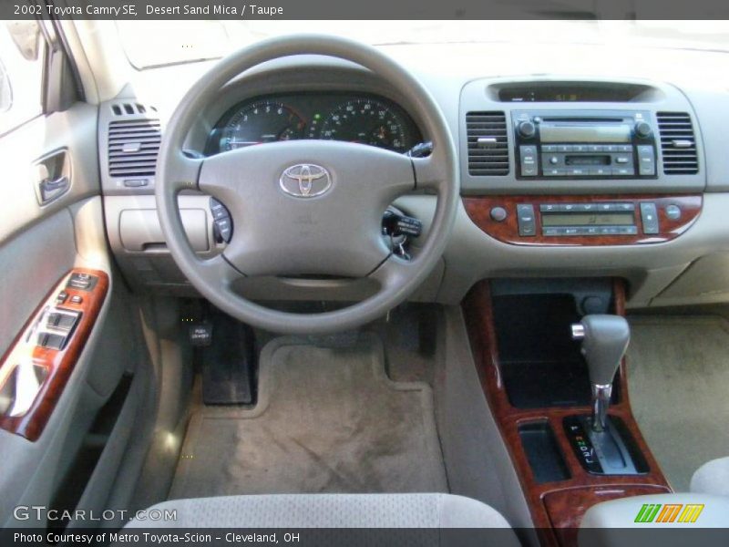 Desert Sand Mica / Taupe 2002 Toyota Camry SE