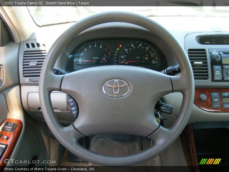 Desert Sand Mica / Taupe 2002 Toyota Camry SE