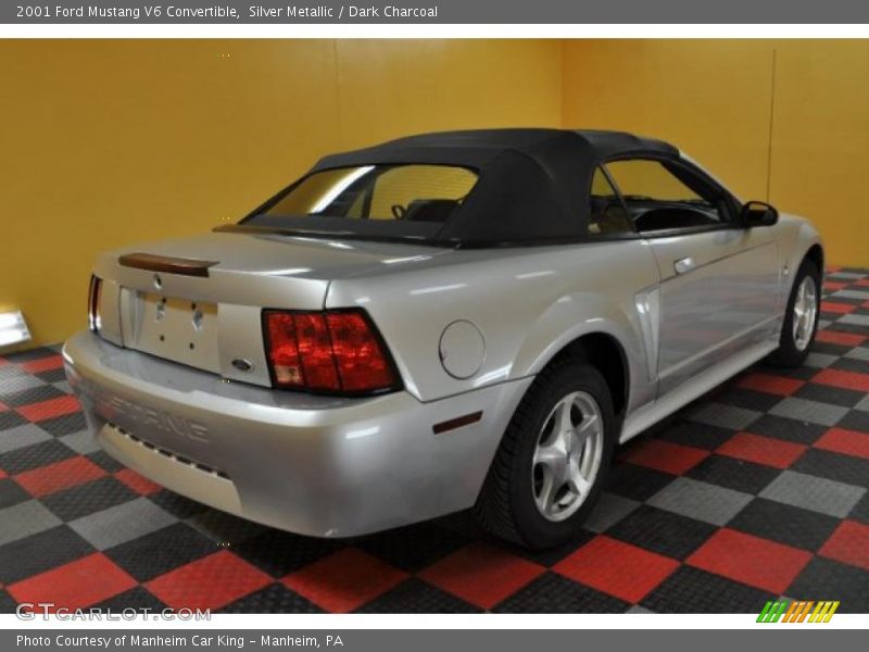 Silver Metallic / Dark Charcoal 2001 Ford Mustang V6 Convertible