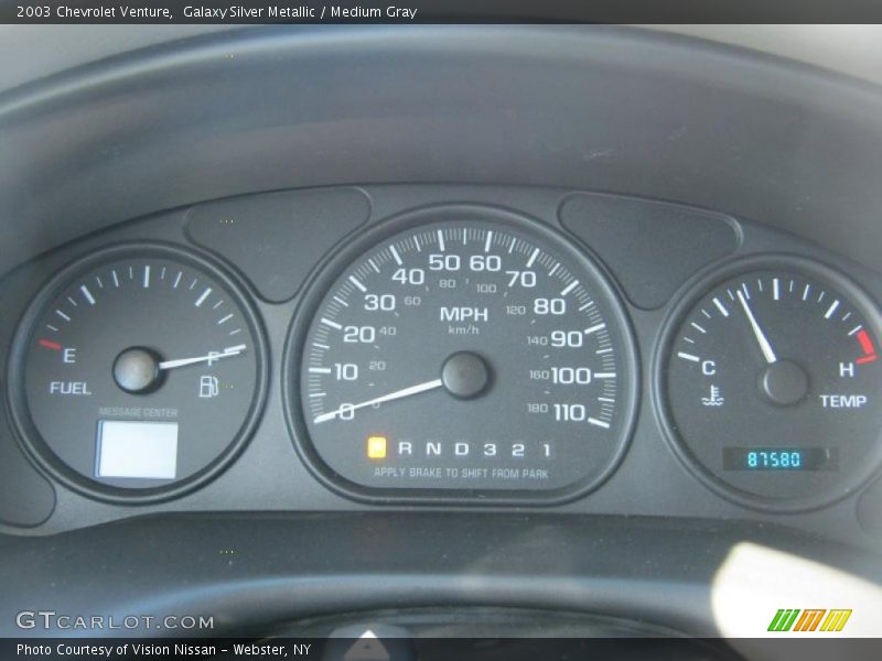  2003 Venture   Gauges