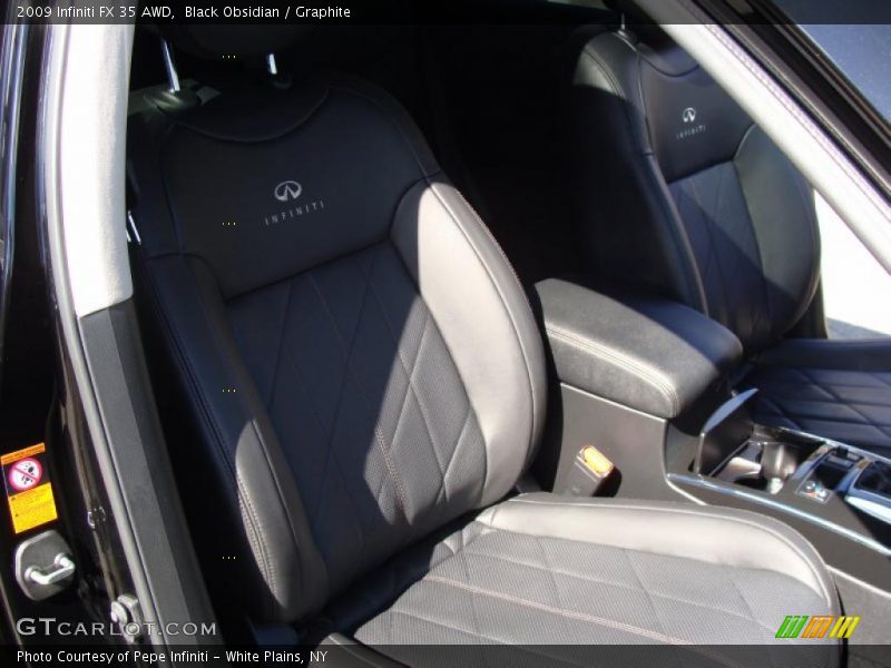 Black Obsidian / Graphite 2009 Infiniti FX 35 AWD