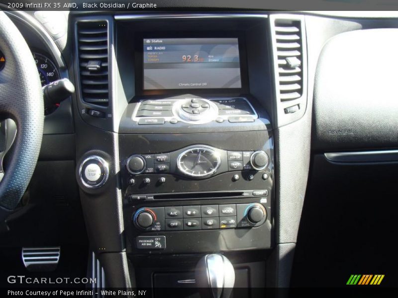Black Obsidian / Graphite 2009 Infiniti FX 35 AWD
