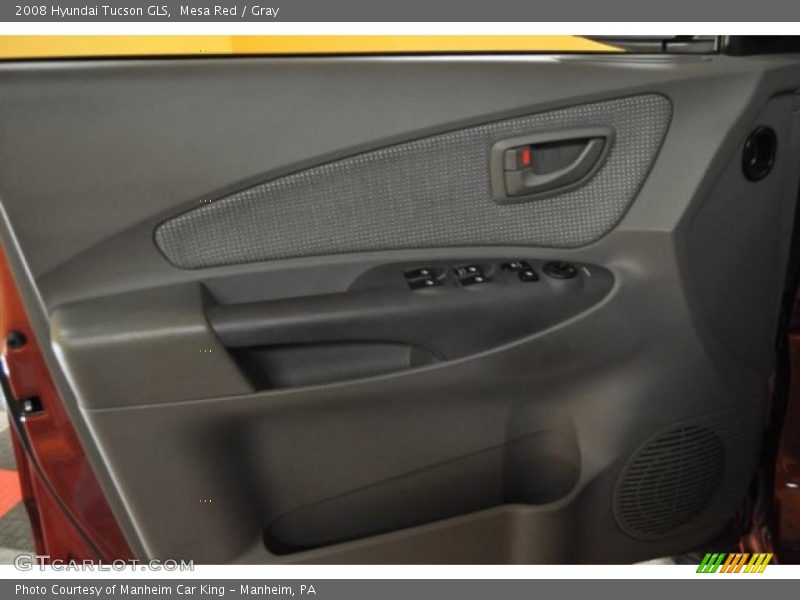 Mesa Red / Gray 2008 Hyundai Tucson GLS