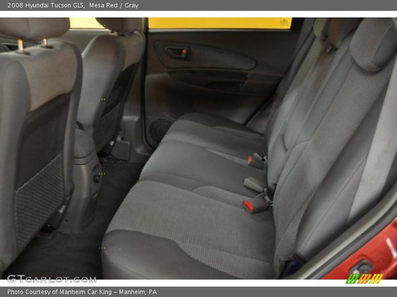 Mesa Red / Gray 2008 Hyundai Tucson GLS