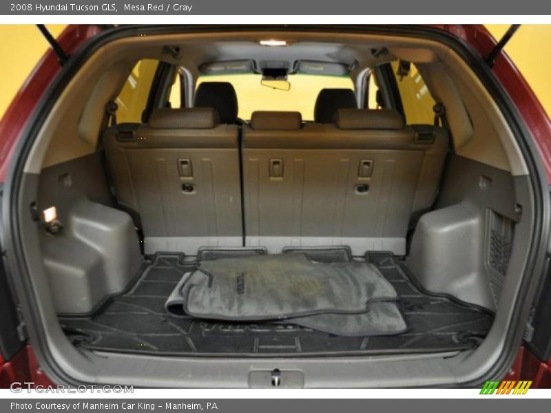 Mesa Red / Gray 2008 Hyundai Tucson GLS
