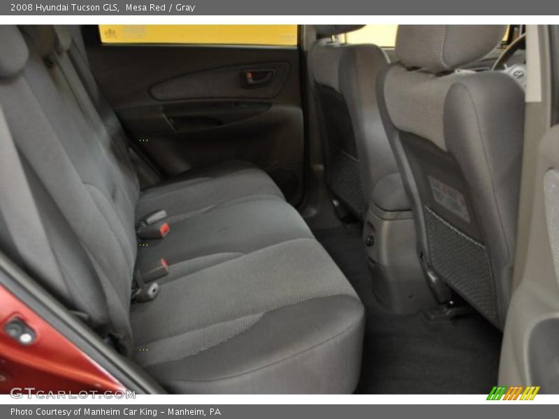 Mesa Red / Gray 2008 Hyundai Tucson GLS