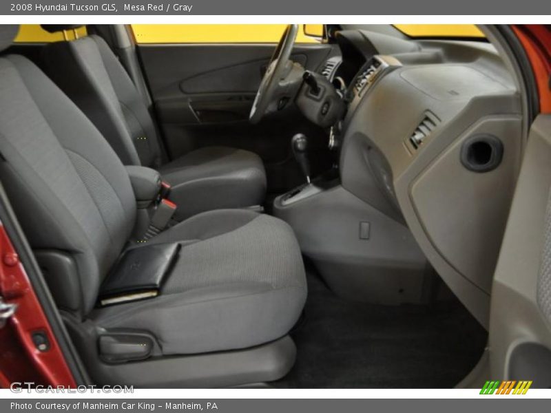 Mesa Red / Gray 2008 Hyundai Tucson GLS