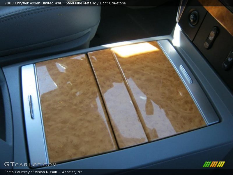 Steel Blue Metallic / Light Graystone 2008 Chrysler Aspen Limited 4WD