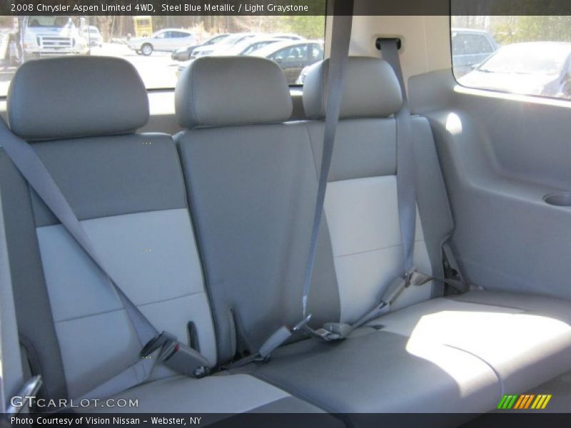 Steel Blue Metallic / Light Graystone 2008 Chrysler Aspen Limited 4WD