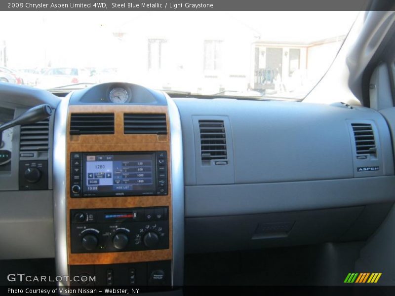Steel Blue Metallic / Light Graystone 2008 Chrysler Aspen Limited 4WD