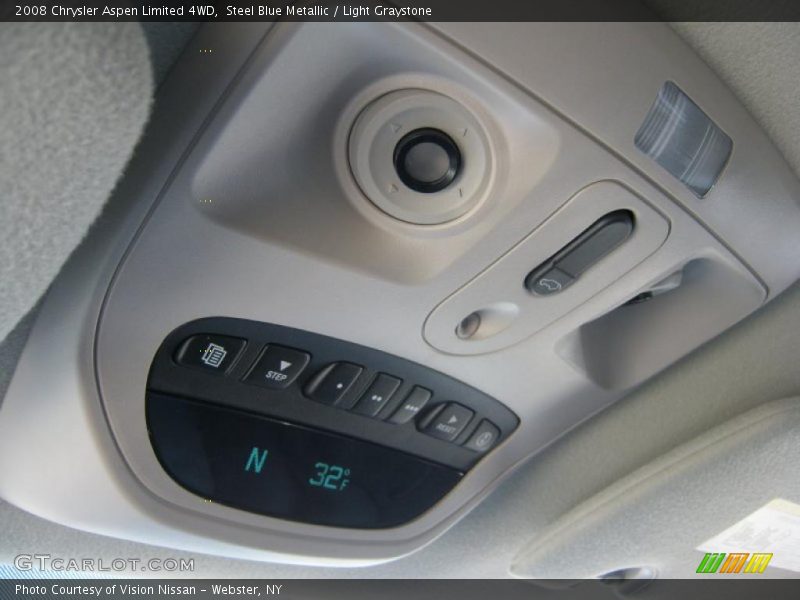 Steel Blue Metallic / Light Graystone 2008 Chrysler Aspen Limited 4WD