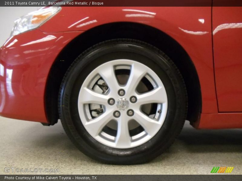 Barcelona Red Metallic / Bisque 2011 Toyota Camry LE
