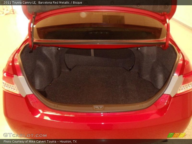 Barcelona Red Metallic / Bisque 2011 Toyota Camry LE