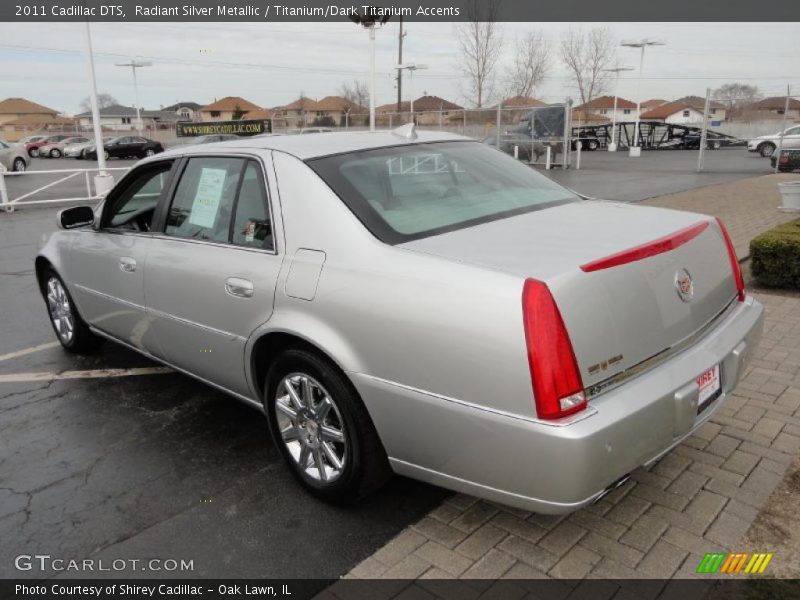 Radiant Silver Metallic / Titanium/Dark Titanium Accents 2011 Cadillac DTS