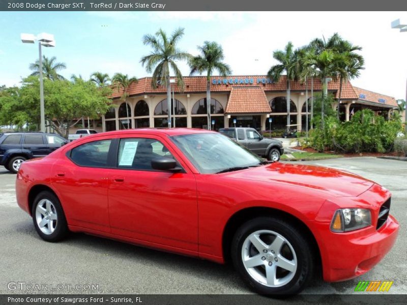 TorRed / Dark Slate Gray 2008 Dodge Charger SXT