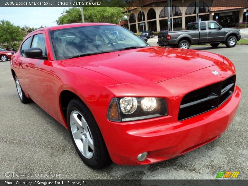 TorRed / Dark Slate Gray 2008 Dodge Charger SXT
