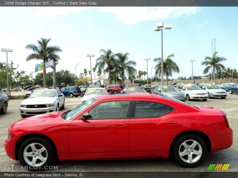 TorRed / Dark Slate Gray 2008 Dodge Charger SXT