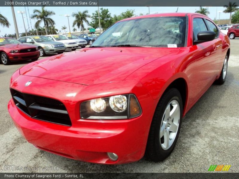 TorRed / Dark Slate Gray 2008 Dodge Charger SXT