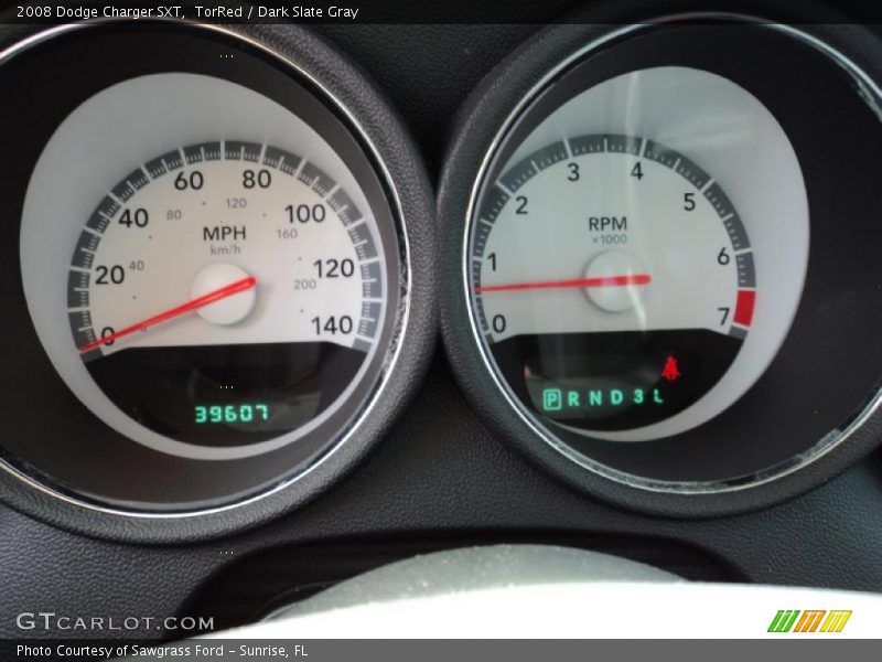 TorRed / Dark Slate Gray 2008 Dodge Charger SXT