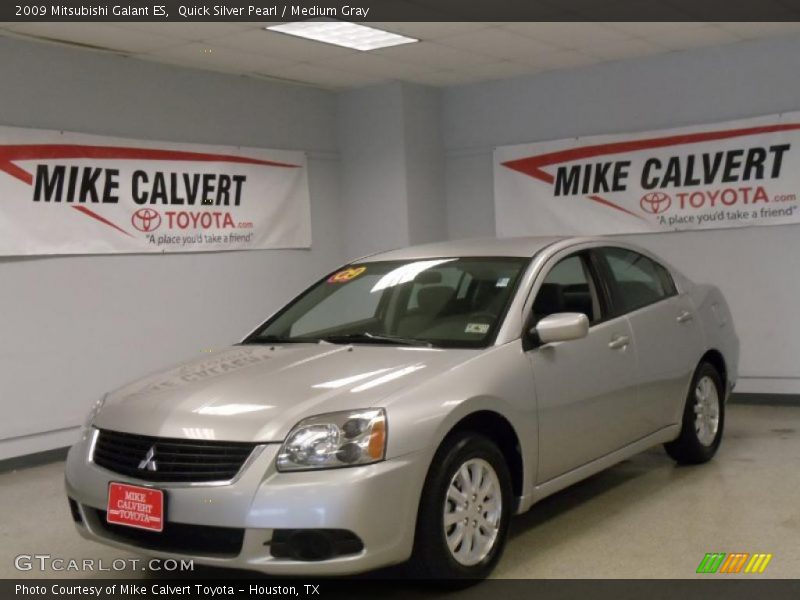 Quick Silver Pearl / Medium Gray 2009 Mitsubishi Galant ES