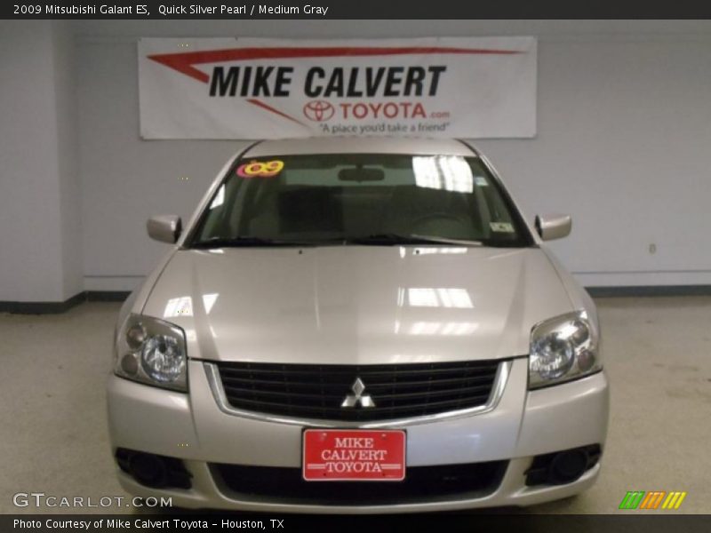 Quick Silver Pearl / Medium Gray 2009 Mitsubishi Galant ES