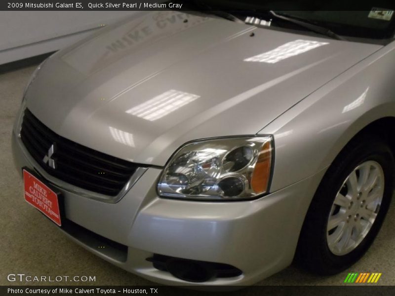Quick Silver Pearl / Medium Gray 2009 Mitsubishi Galant ES