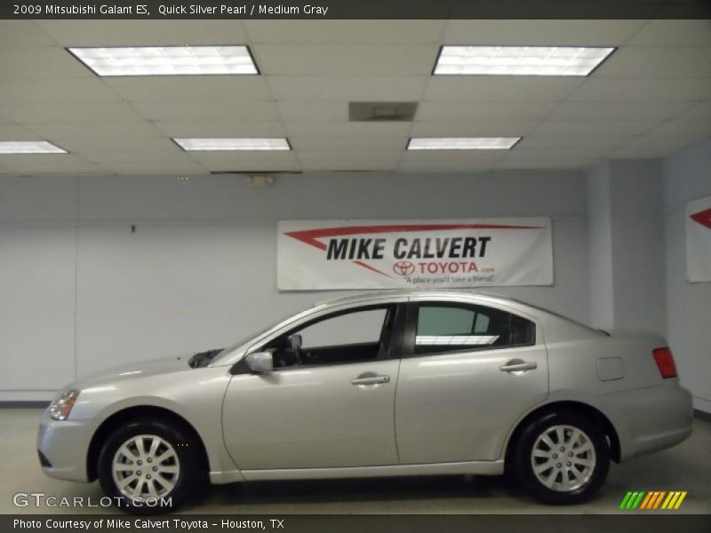 Quick Silver Pearl / Medium Gray 2009 Mitsubishi Galant ES