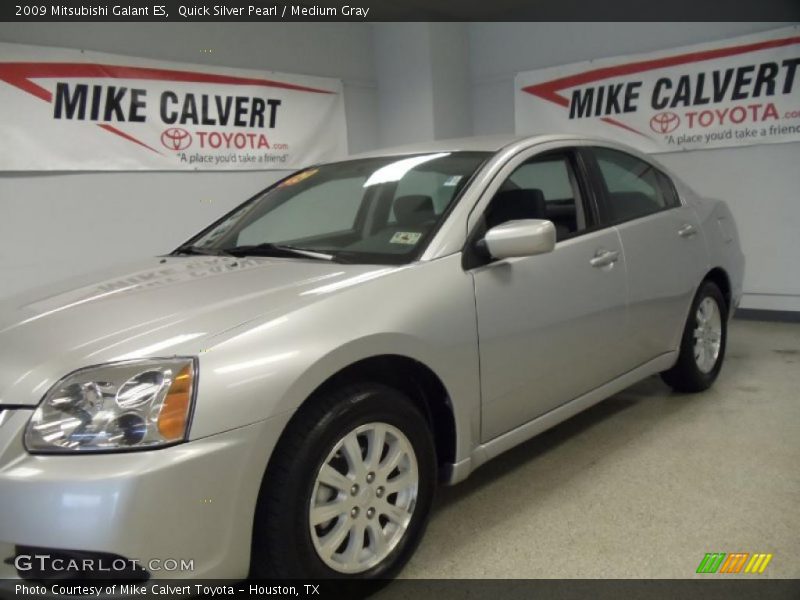 Quick Silver Pearl / Medium Gray 2009 Mitsubishi Galant ES