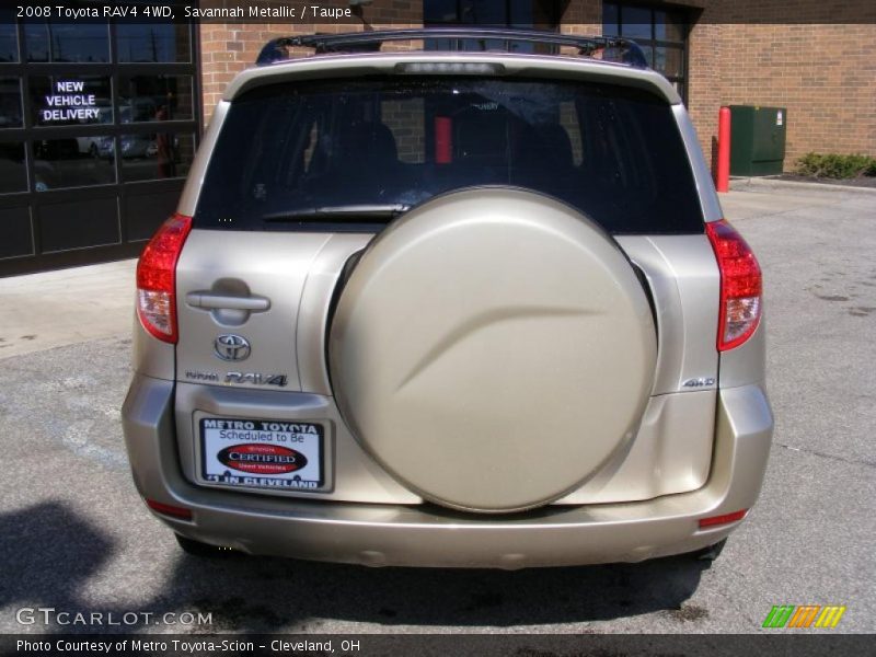 Savannah Metallic / Taupe 2008 Toyota RAV4 4WD