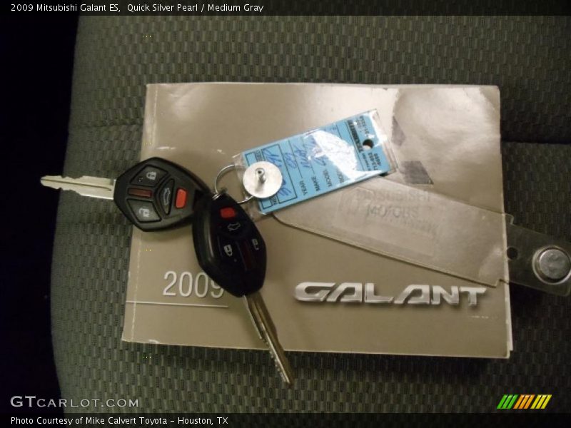 Quick Silver Pearl / Medium Gray 2009 Mitsubishi Galant ES