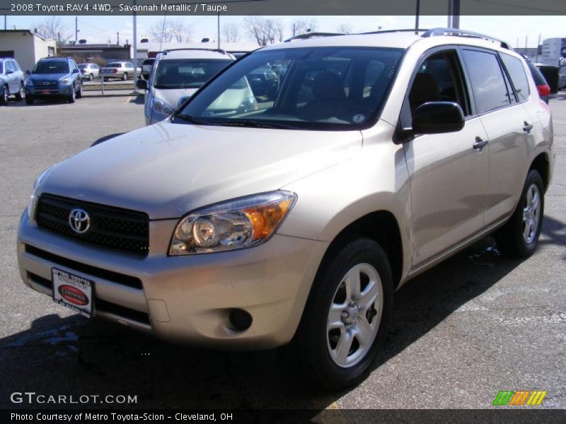 Savannah Metallic / Taupe 2008 Toyota RAV4 4WD