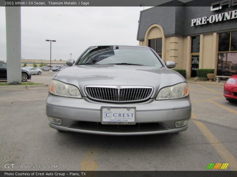 Titanium Metallic / Sage 2001 Infiniti I 30 Sedan