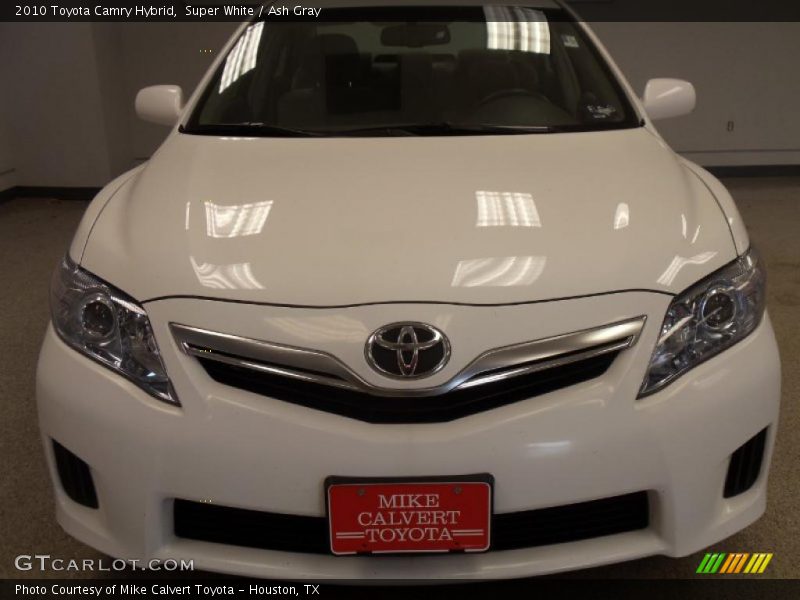 Super White / Ash Gray 2010 Toyota Camry Hybrid