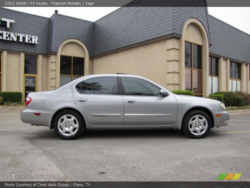 Titanium Metallic / Sage 2001 Infiniti I 30 Sedan