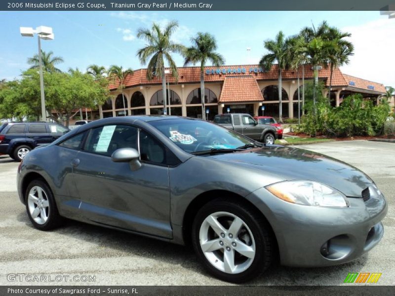 Titanium Gray Pearl / Medium Gray 2006 Mitsubishi Eclipse GS Coupe
