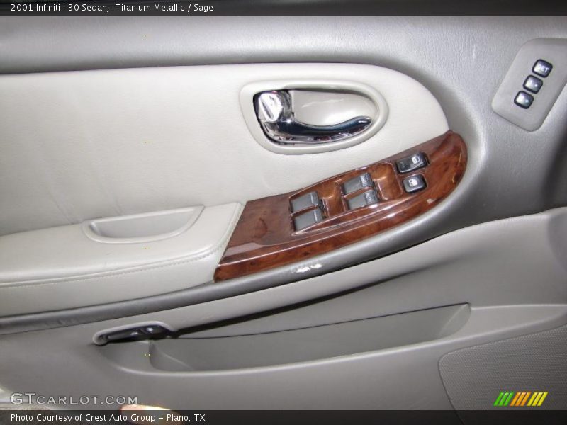 Titanium Metallic / Sage 2001 Infiniti I 30 Sedan