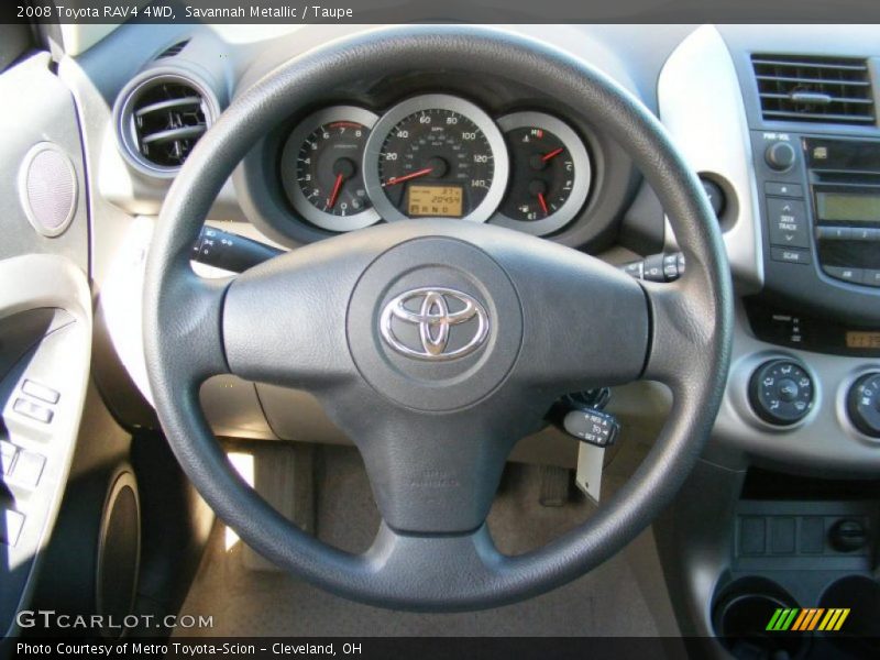 Savannah Metallic / Taupe 2008 Toyota RAV4 4WD