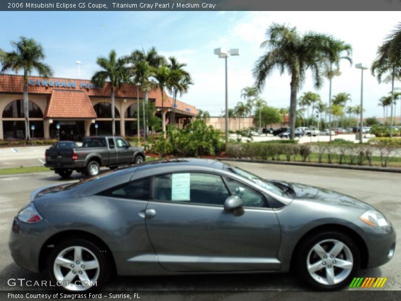 Titanium Gray Pearl / Medium Gray 2006 Mitsubishi Eclipse GS Coupe