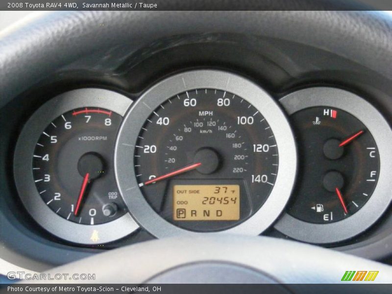 Savannah Metallic / Taupe 2008 Toyota RAV4 4WD