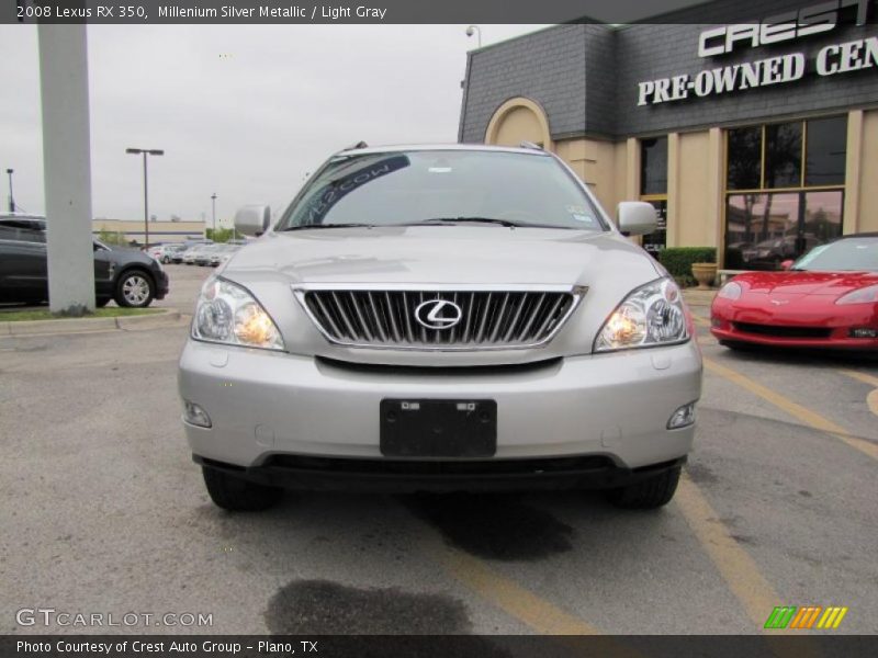 Millenium Silver Metallic / Light Gray 2008 Lexus RX 350