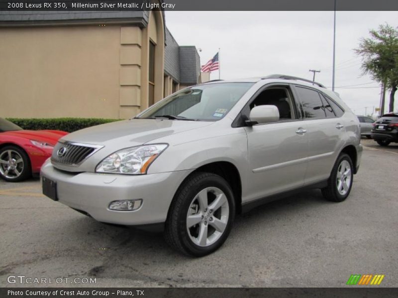 Millenium Silver Metallic / Light Gray 2008 Lexus RX 350