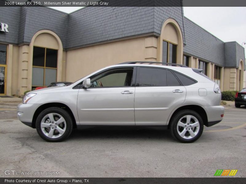 Millenium Silver Metallic / Light Gray 2008 Lexus RX 350