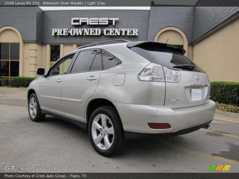 Millenium Silver Metallic / Light Gray 2008 Lexus RX 350