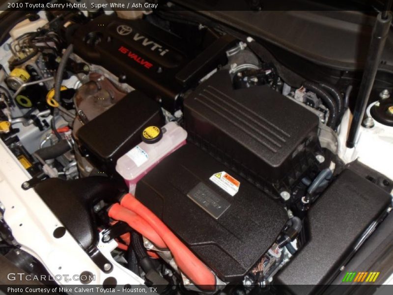 Super White / Ash Gray 2010 Toyota Camry Hybrid