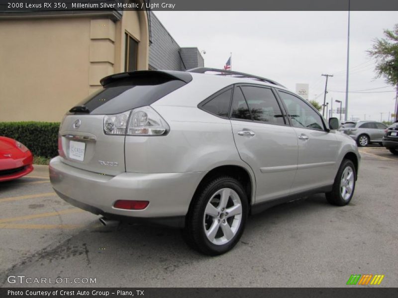 Millenium Silver Metallic / Light Gray 2008 Lexus RX 350