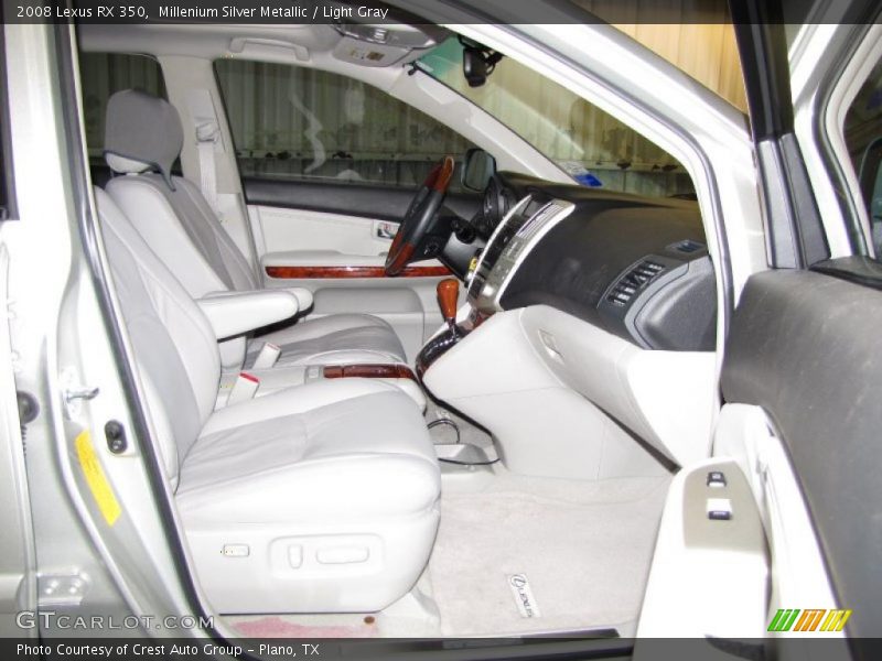 Millenium Silver Metallic / Light Gray 2008 Lexus RX 350