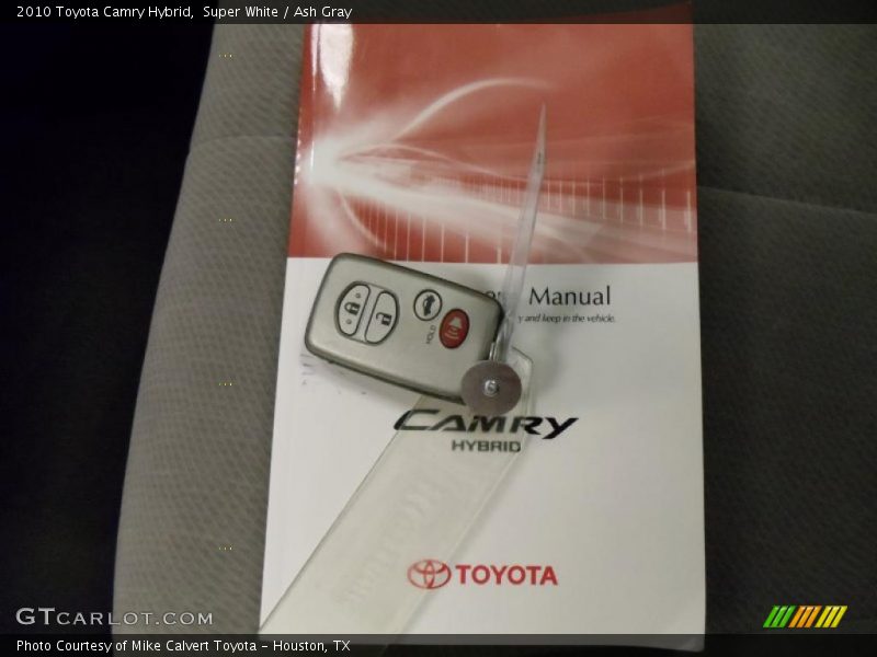 Super White / Ash Gray 2010 Toyota Camry Hybrid